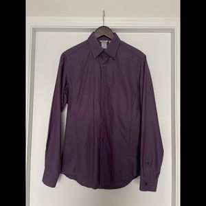 Tristan Deep Purple Collared Shirt